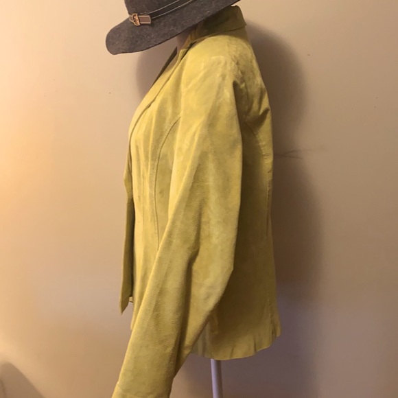 Green Leather jacket size XL - Picture 5 of 8